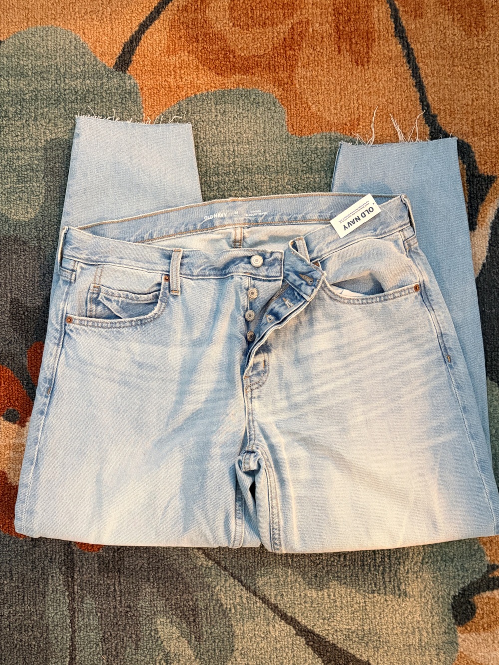 Old Navy women’s high-rise slouchy taper jeans